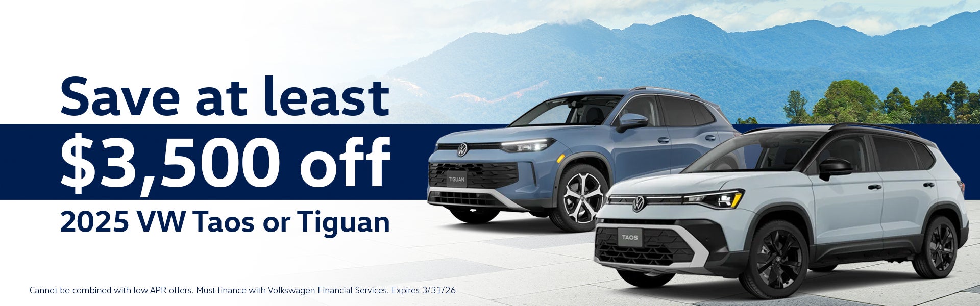 2025 VW Taos or Tiguan