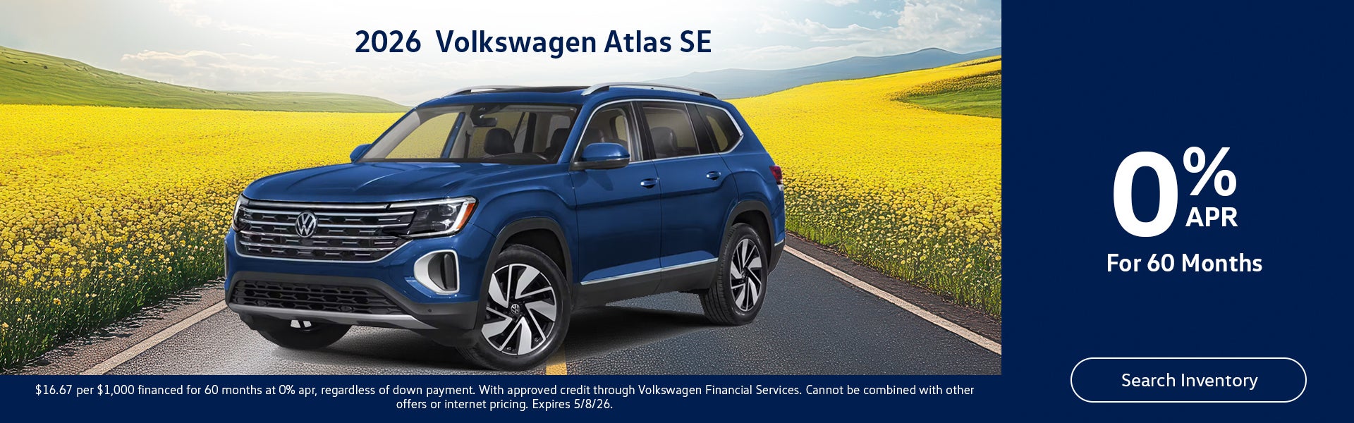2026 Volkswagen Atlas SE