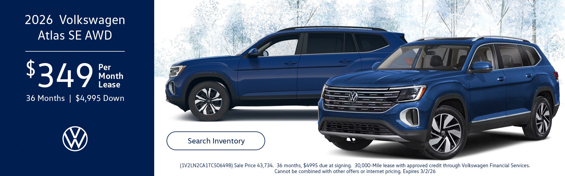 2026 Atlas SE Special