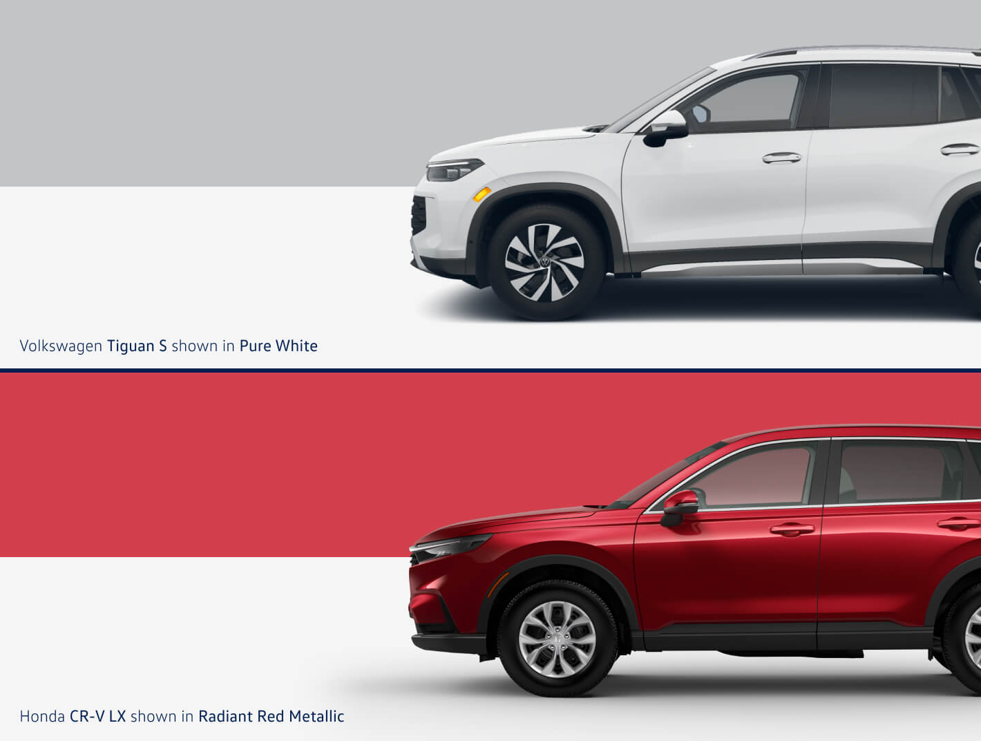 Honda CR-V vs. Volkswagen Tiguan Trim Levels