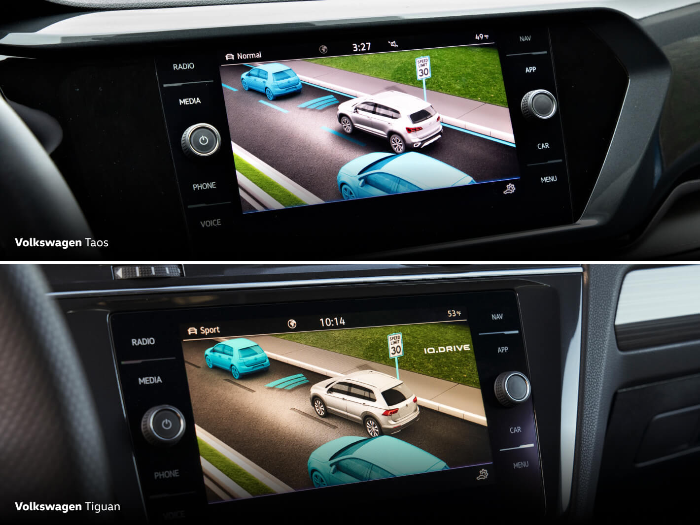 Volkswagen Taos vs. Tiguan Trim Level Comparison