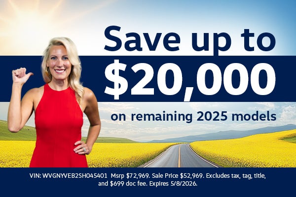 Save up to $20,000 on remaining models.