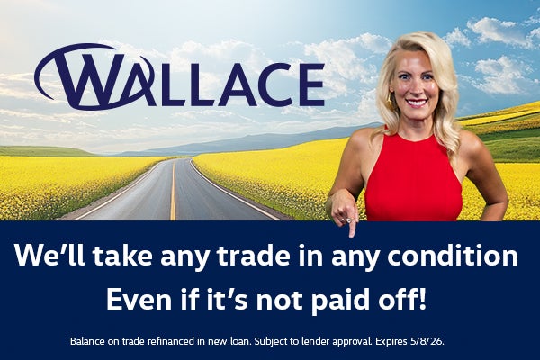 We'll take any trade in any condition. Even if it's not paid