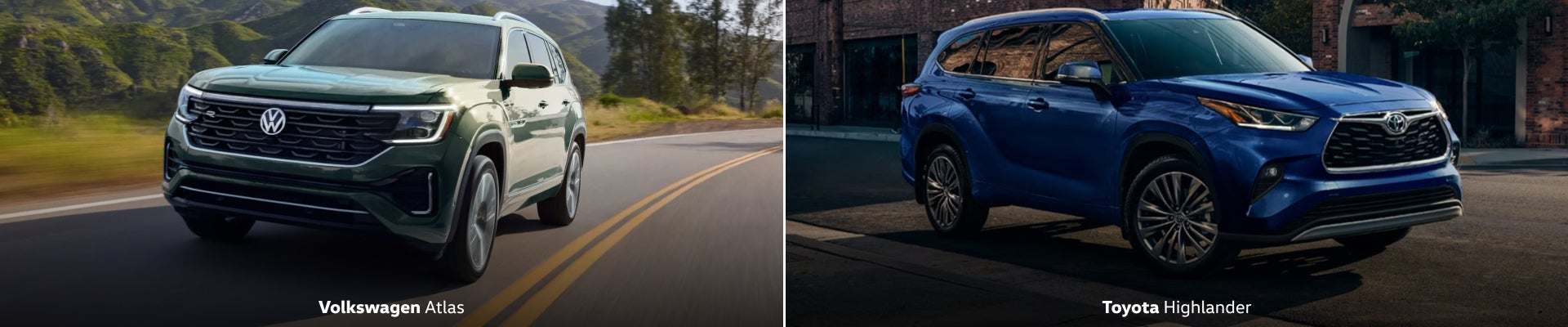 Volkswagen Atlas Vs Toyota Highlander
