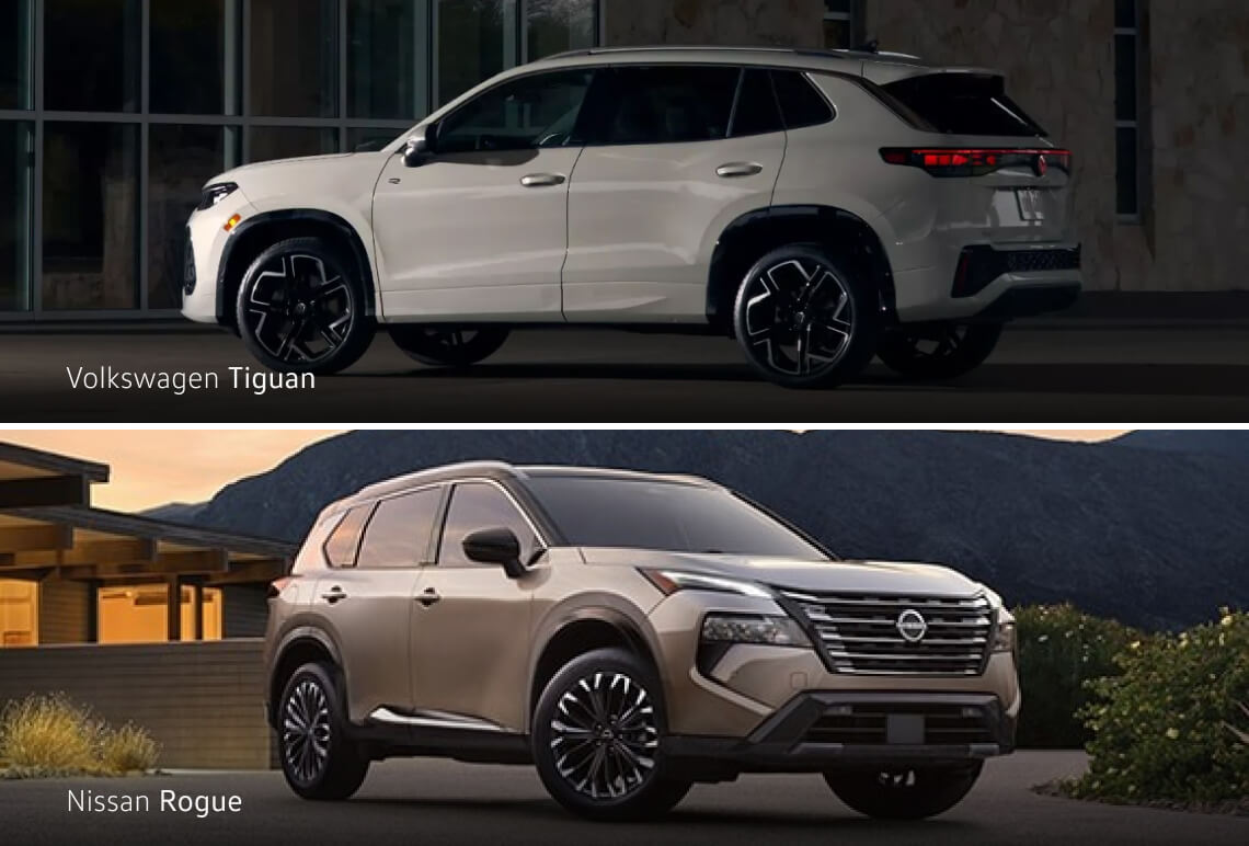 Compact Crossovers: Tiguan vs. Rogue Comparison